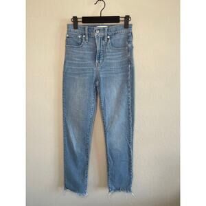 Madewell The Perfect Vintage Jean Cutoff Hem Light Wash Women’s - Size 23